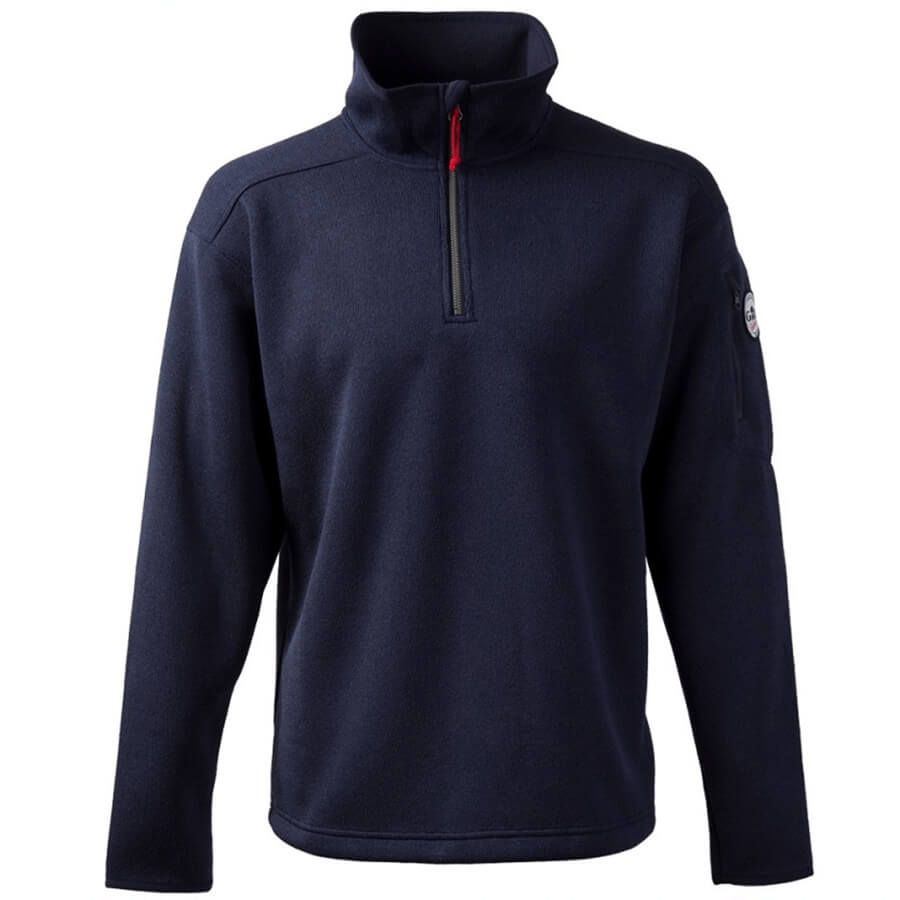 Gill Mens Knit Fleece - Graphite + Navy + Sailcloth + Silver