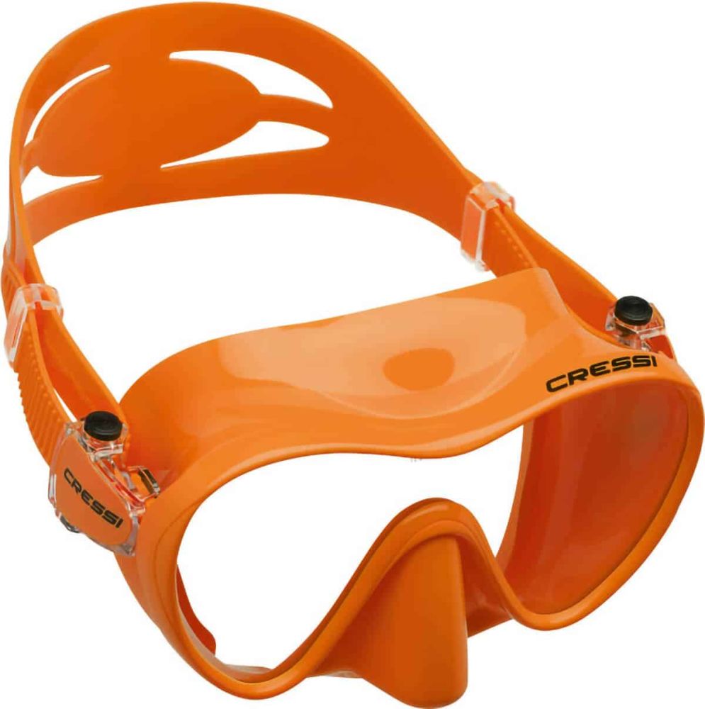 Cressi F1 Frameless Single Lens Diving Mask - All Colours