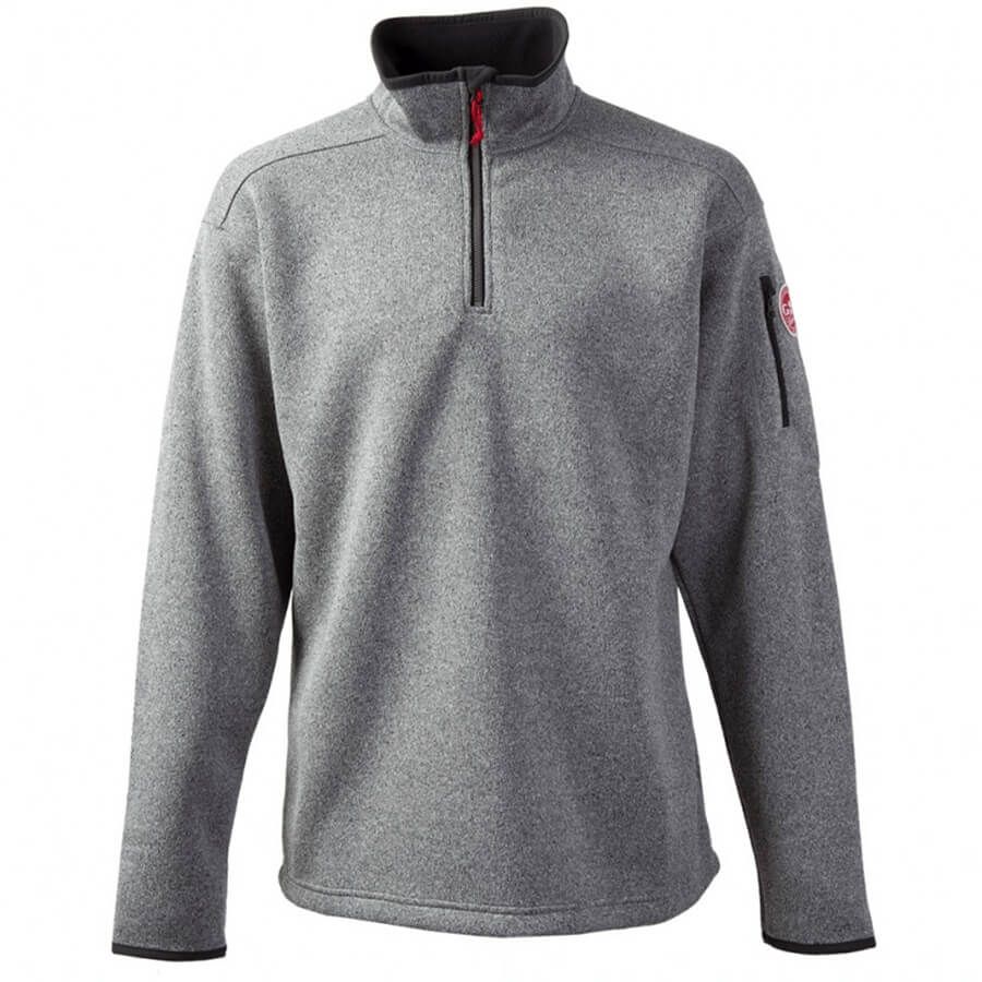 Gill Mens Knit Fleece - Graphite + Navy + Sailcloth + Silver