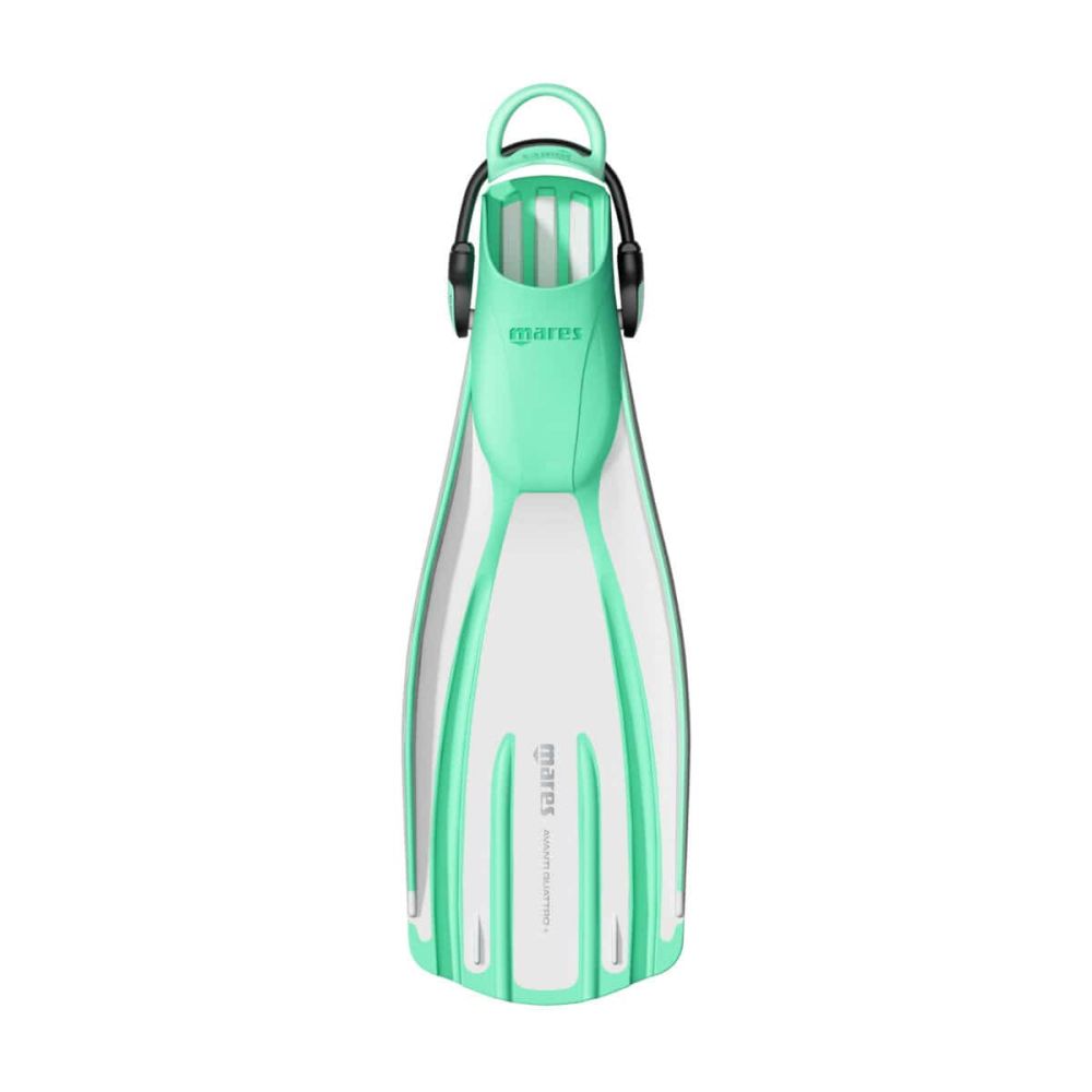Mares Avanti Quattro Plus Fins - Adjustable Open Heel Diving Fins