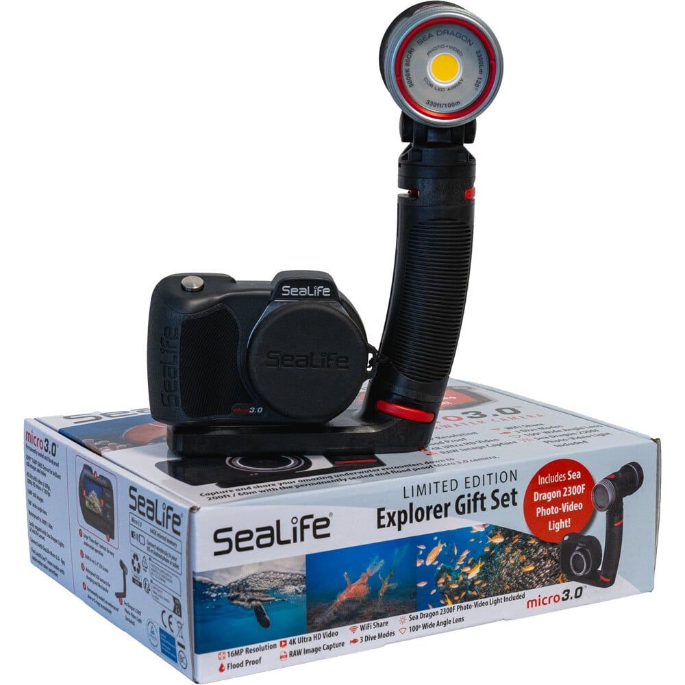 SeaLife Micro 3.0 + FREE Sea Dragon 2300F Photo/Video Light