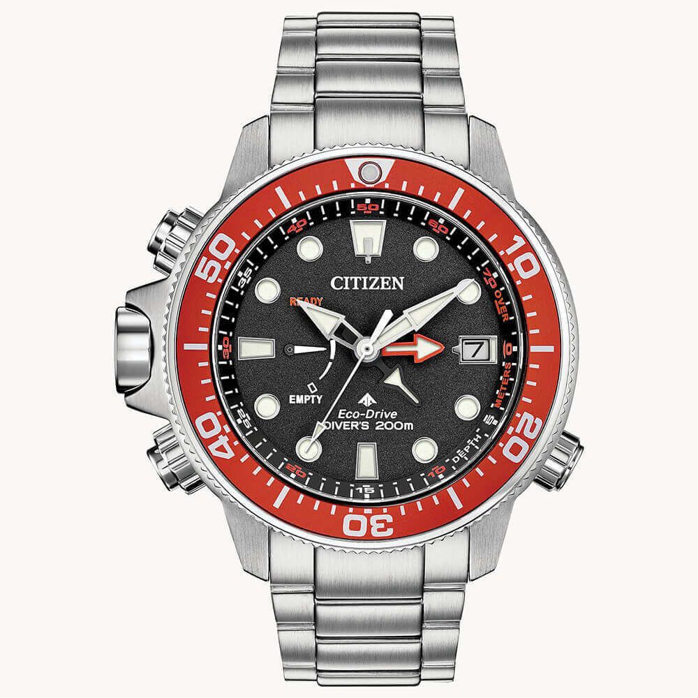 Citizen Stainless Steel Aqualand Divers Watch - BN2039-59E