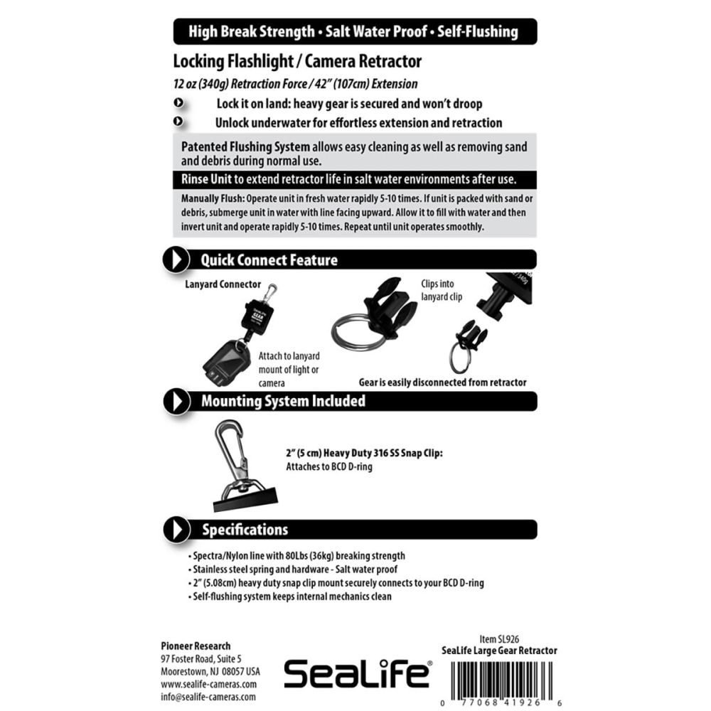 SeaLife Large Gear Retractor #SL926 SeaLife Large Gear Retractor #SL926