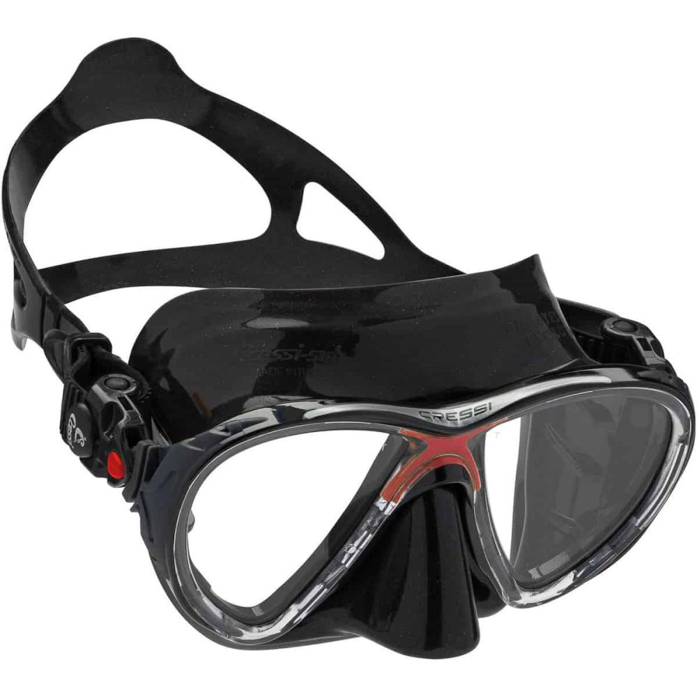 Cressi Big Eyes Evolution Mask - Black Skirt Cressi Big Eyes Evolution Mask - Black Skirt