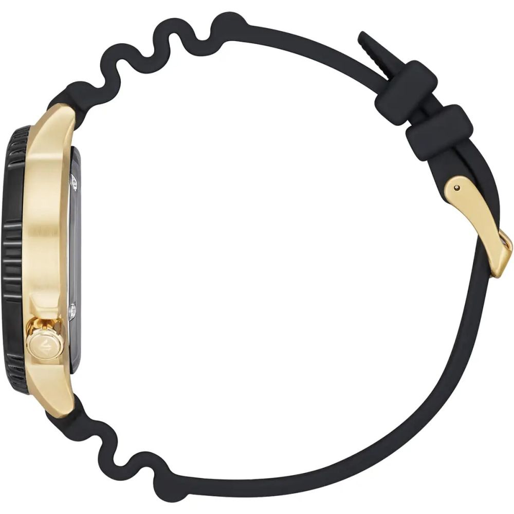 Citizen Black + Gold Tone Stainless Steel Divers Watch BN0152-06E