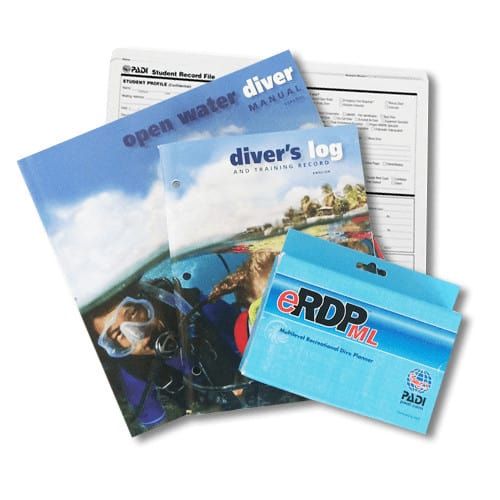 PADI Open Water Diver Crewpak with eRDPML PADI Open Water Diver Crewpak with eRDPML