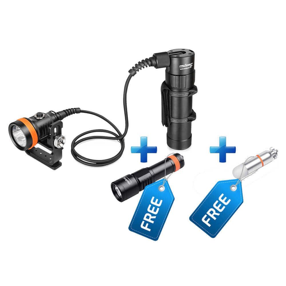OrcaTorch D630 V2.0 Canister Dive Bundle OrcaTorch D630 V2.0 Canister Dive Bundle