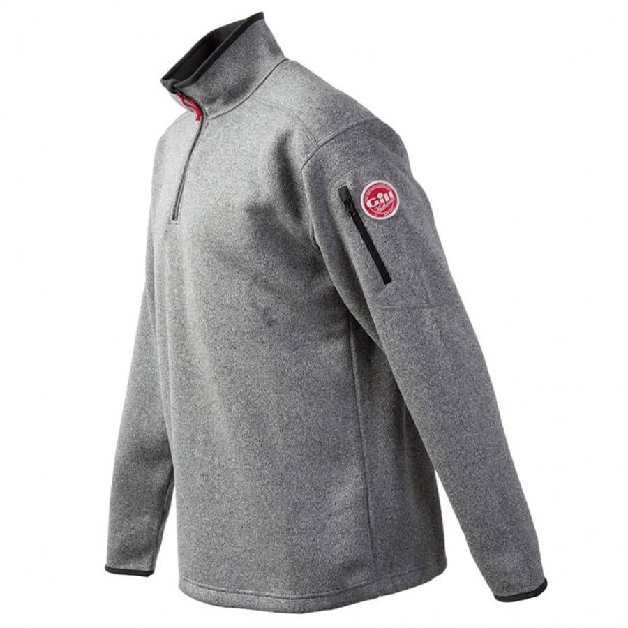 Gill Mens Knit Fleece - Graphite + Navy + Sailcloth + Silver