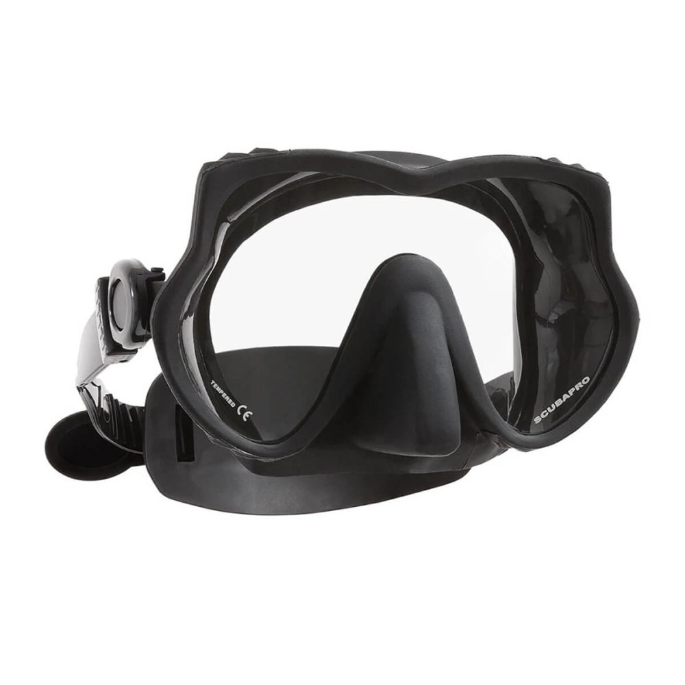 Scubapro Devil Single Lens Diving Mask - Black