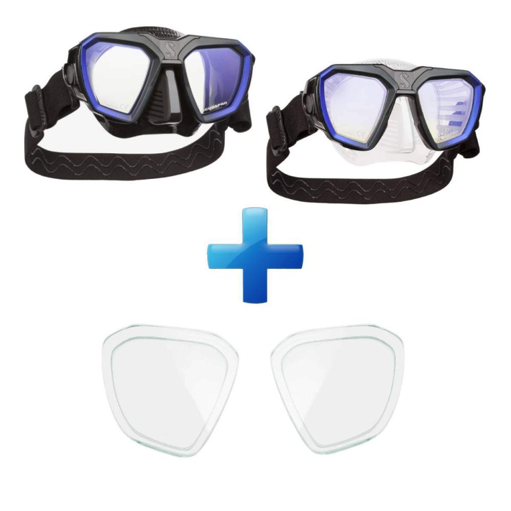 Scubapro D-Mask Dive Mask + Fitted Optical Lenses Scubapro D-Mask Dive Mask + Fitted Optical Lenses