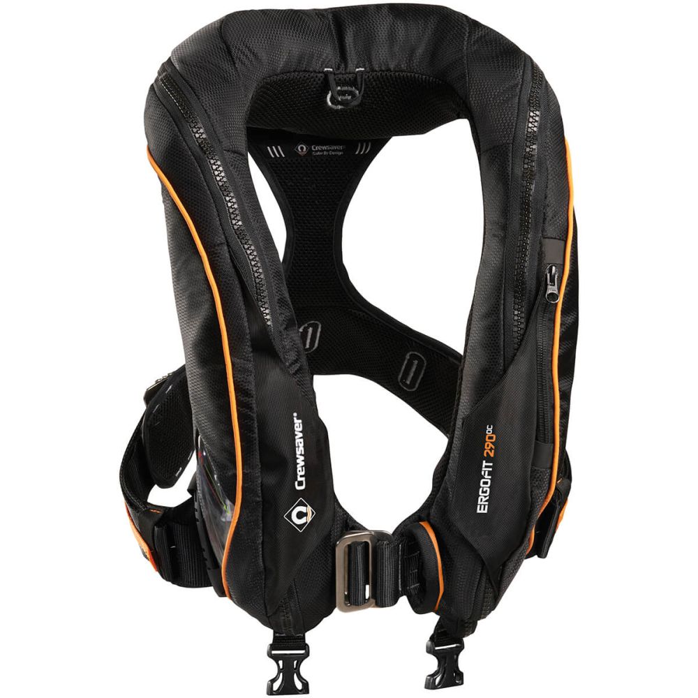 Crewsaver Ergofit 290N OC Ocean Automatic Lifejacket - Harness + Light + Hood