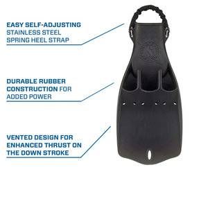 Scubapro Jet Fins | The Original Jet Fin - Black