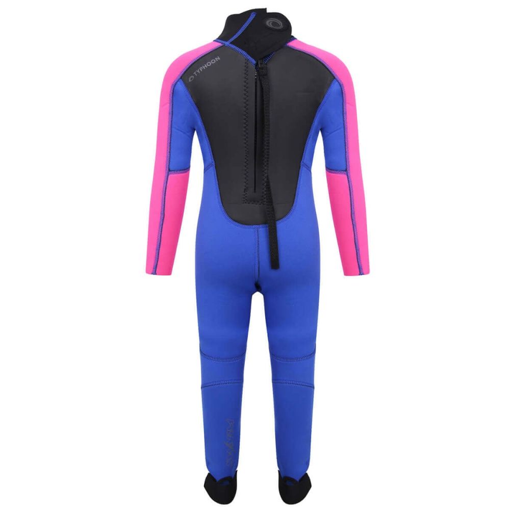 Typhoon Swarm Infants 3mm Wetsuit - 1 Piece Steamer Purple / Hot Pink