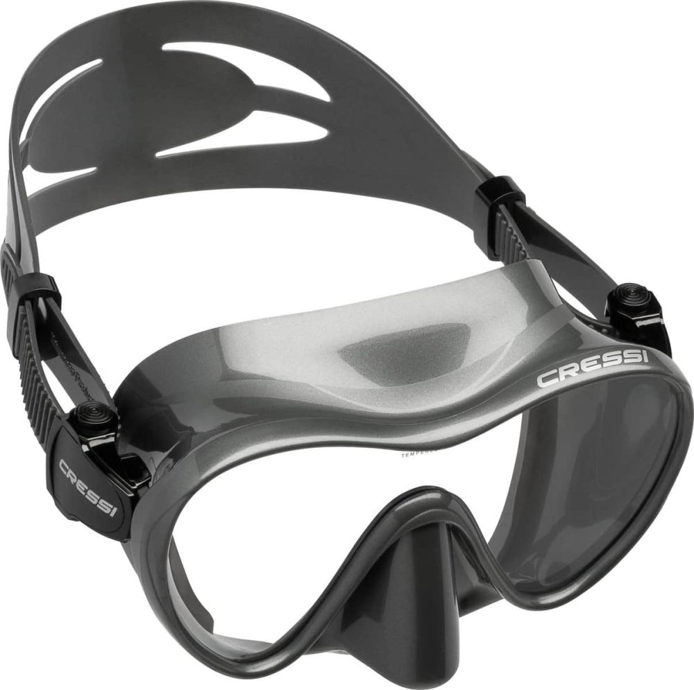 Cressi F1 Frameless Single Lens Diving Mask - All Colours