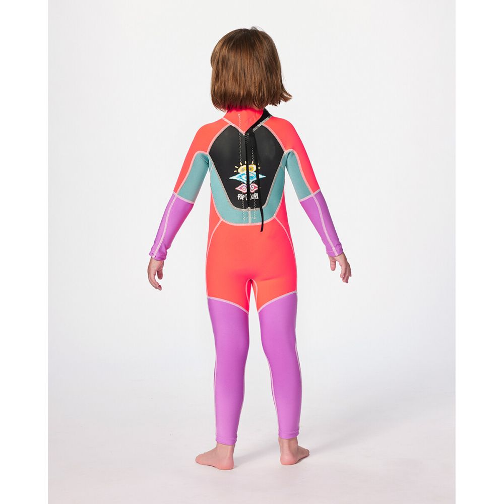 Rip Curl Groms Omega Easy On/Off Kids Back Zip Wetsuit
