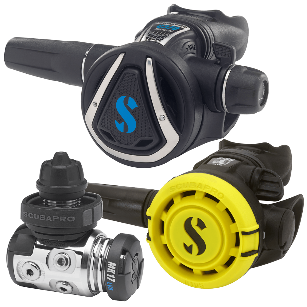 Scubapro MK17 EVO C370 + R105 Octopus Regulator Bundle