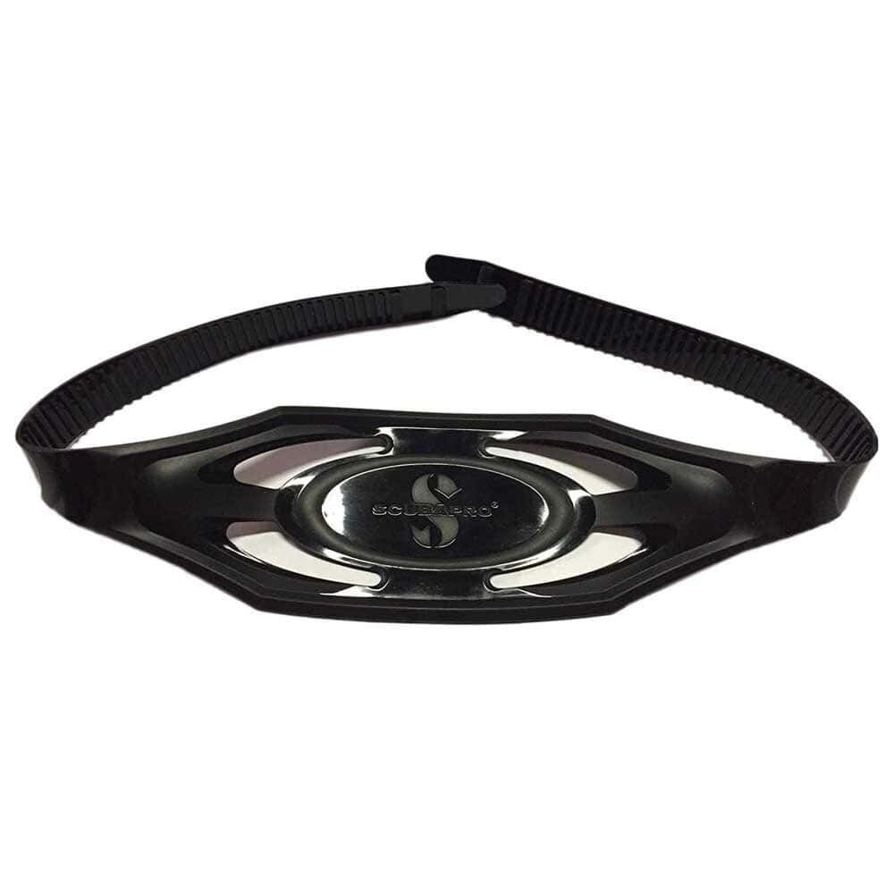 Scubapro Mask Strap 21mm, Spectra, Spectra Mini, Clear, Black Silicone