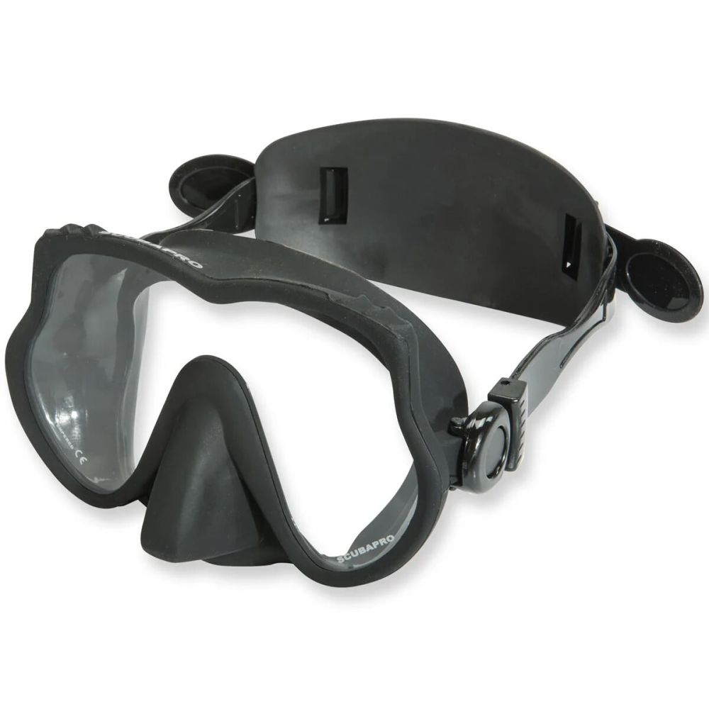 Scubapro Devil Single Lens Diving Mask - Black