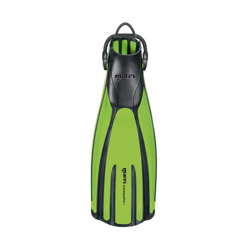 Mares Avanti Quattro Plus Fins - Adjustable Open Heel Diving Fins