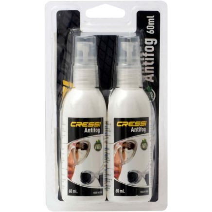 Cressi Anti-Fog Spray - Mask Defog Spray - Twin Pack