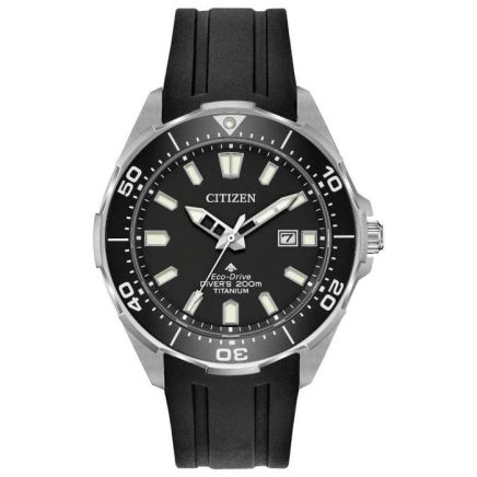 Citizen Mens Super Titanium Divers Watch - Eco-Drive