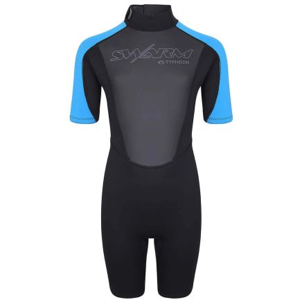 Typhoon Swarm Childrens Shorty Wetsuit - Black / Graphite