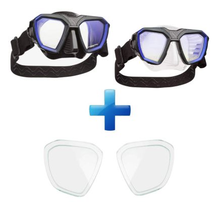 Scubapro D-Mask Dive Mask + Fitted Optical Lenses