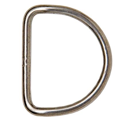 Scubapro S-Tek Stainless Steel Pre-Bent 50mm D-Ring