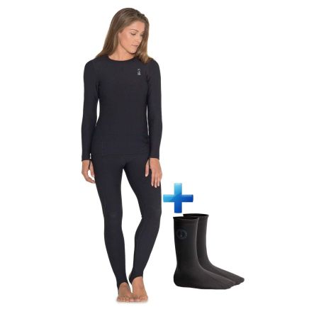 Fourth Element Xerotherm Womens 3 Piece Set - Top + Leggings + Socks