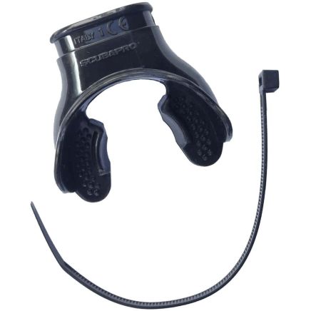 Scubapro Super Comfort Silicone Regulator Mouthpiece - Black c/w Tie