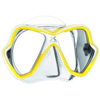 Mares X Vision Diving Mask - Clear White Yellow