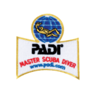 PADI Master Scuba Diver Emblem/Badge