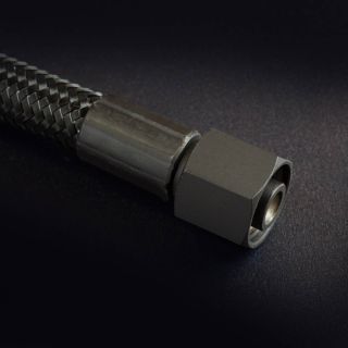 Miflex Deep Black Regulator Hose 3/8" UNF - Standard Fitting