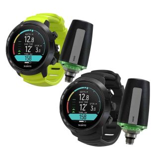 Suunto D5 Black Dive Computer + Tank Pod Bundle