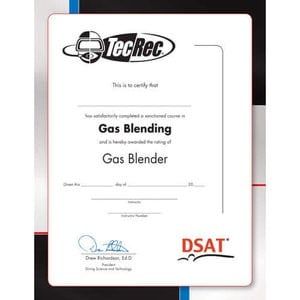PADI Gas Blender Certificate