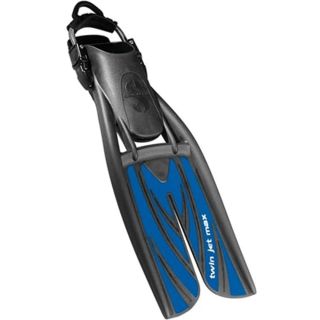 Scubapro Twin Jet Max Fins with Spring Straps - Blue