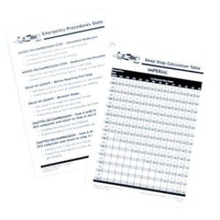 PADI TecRec Emergency Procedures Slate