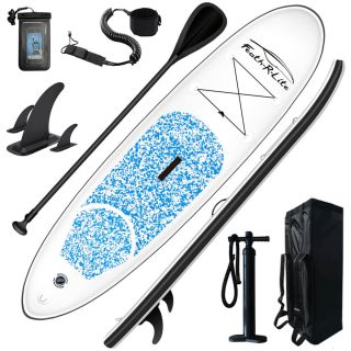 Feath-R-Lite FunWater 10' SUP | Inflatable Paddle Board Package | Light Blue