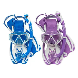 Cressi Rocks Junior Mask + Fins + Dry Snorkel Set
