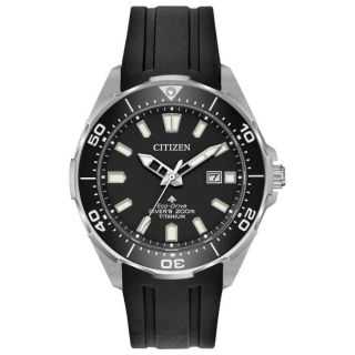 Citizen Mens Super Titanium Divers Watch - Eco-Drive