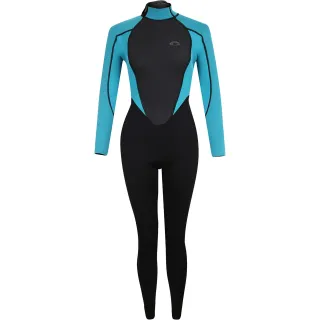 Typhoon Ladies Storm 3 Aqua/Black Wetsuit