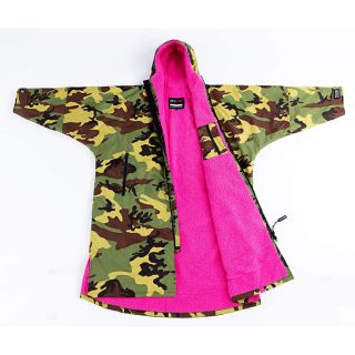 Dryrobe Advance Long Sleeve Changing Robe - Camouflage Outer