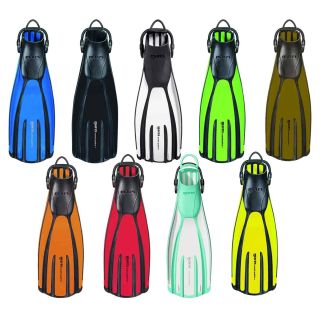 Mares Avanti Quattro Plus Fins - Adjustable Open Heel Diving Fins