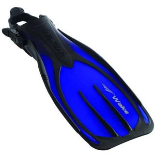 Subgear Open Heel Wake Fins | LAST ONE - BLUE L/XL UK9-12