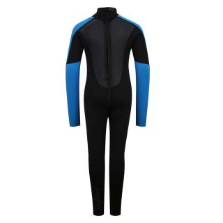 Typhoon Swarm Childrens 3mm Wetsuit - 1 Piece Steamer Black/Blue