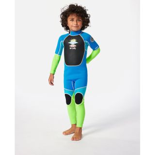 Rip Curl Groms Omega Easy On/Off Kids Back Zip Wetsuit