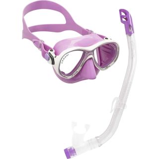 Cressi Marea Jr + Top - Kids Snorkel Combo Solid Colours