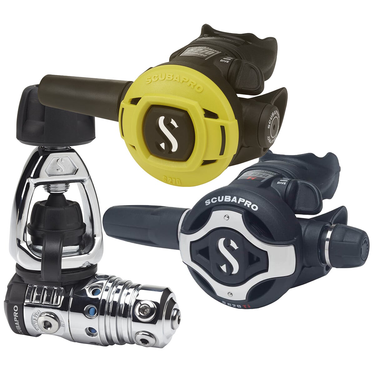 Scubapro MK25 EVO S620Ti + S270 Octopus Regulator Package