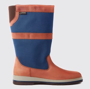 Dubarry Shamrock Sailing Boot - Navy/Brown + Gore-Tex