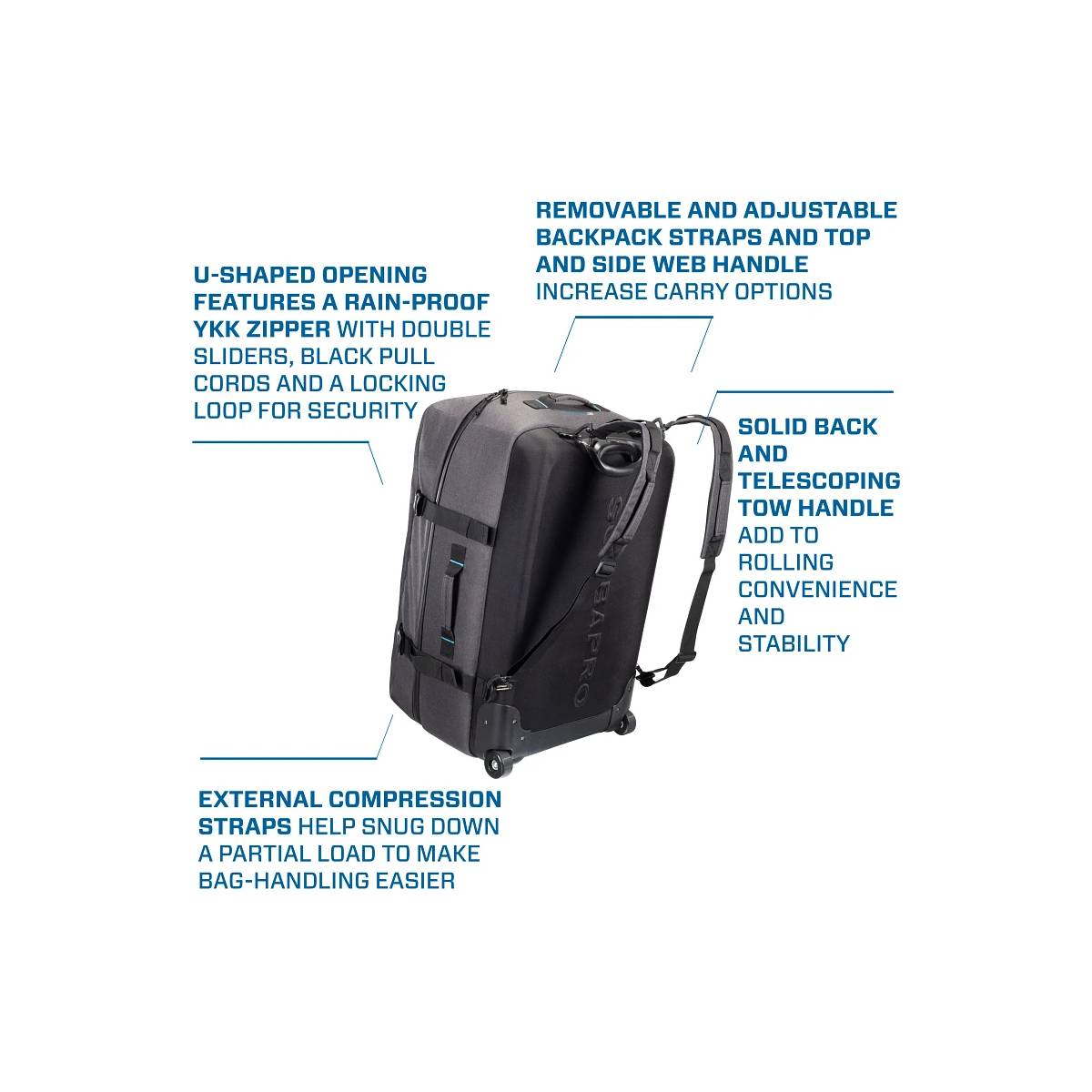 Scubapro Definition Roll 130 Wheeled Dive Bag Scubapro Definition Roll 130 Wheeled Dive Bag